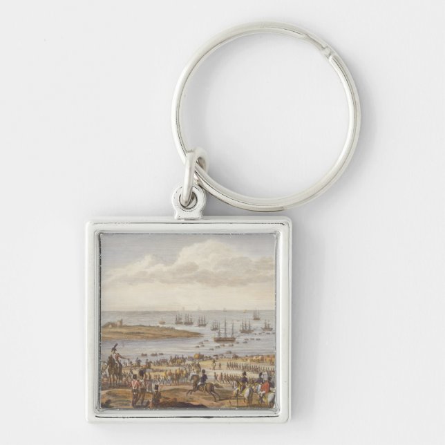 The Embarkation of the English in Holland, 30 Nove Key Ring (Front)