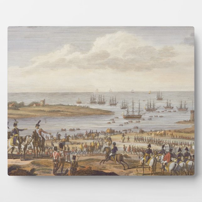 The Embarkation of the English in Holland, 30 Nove Plaque (Front)