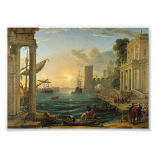 The Embarkation of the Queen of Sheba Photo Print