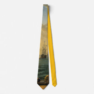 The Embarkation of the Queen of Sheba Tie