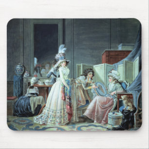 The Embroidered Cupid Mouse Pad