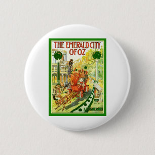 The Emerald City Of Oz 6 Cm Round Badge