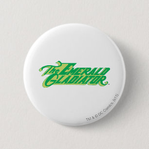 The Emerald Gladiator 6 Cm Round Badge