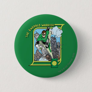 The Emerald Warrior 6 Cm Round Badge