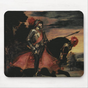 The Emperor Charles V on Horseback Mouse Pad