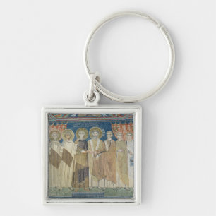 The Emperor Constantine IV grants tax immunity Key Ring