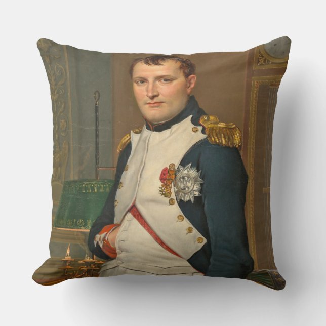 The Emperor Napoleon in His Study at the Tuileries Cushion (Front)
