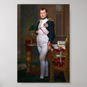 The Emperor Napoleon in His Study at the Tuileries Poster