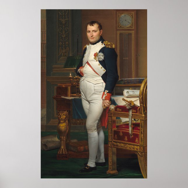 The Emperor Napoleon in His Study at the Tuileries Poster (Front)
