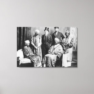 The Emperor of Abyssinia and his Court' Canvas Print
