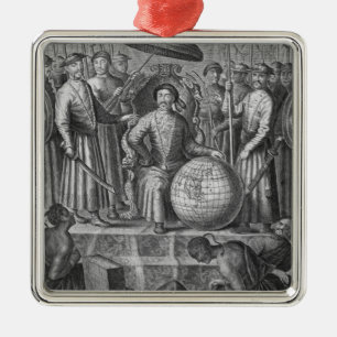 The Emperor of China, frontispiece to an account o Metal Tree Decoration