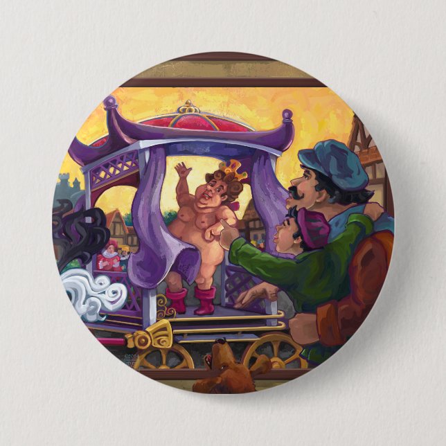 The Emperor’s New Clothes 7.5 Cm Round Badge (Front)