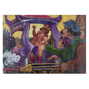 The Emperor’s New Clothes Art Cutting Board