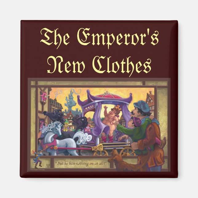 The Emperor’s New Clothes Art Magnet (Front)