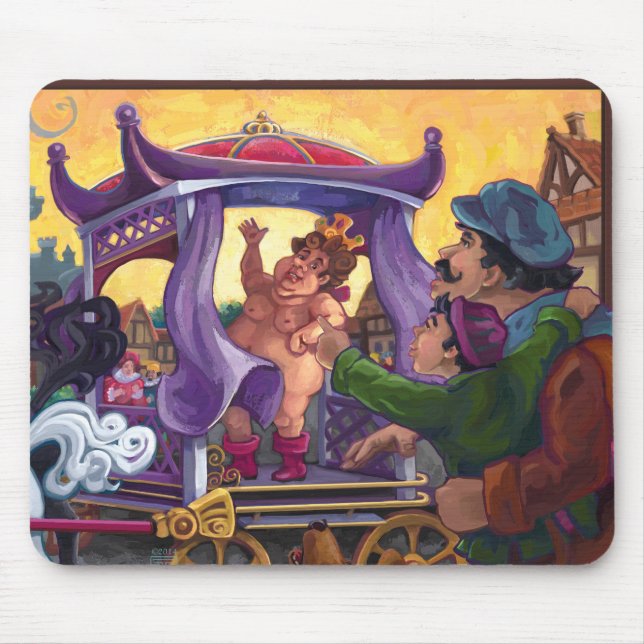 The Emperor’s New Clothes Art Mouse Pad (Front)