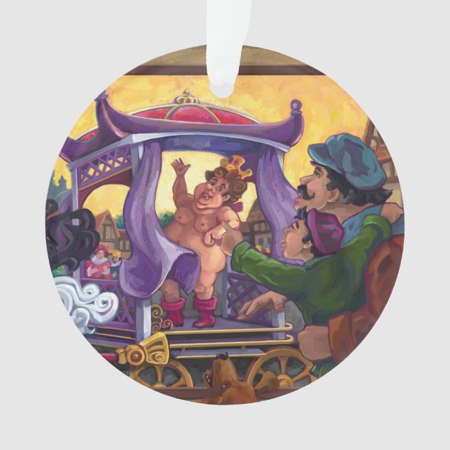 The Emperor’s New Clothes Art Ornament (Front)