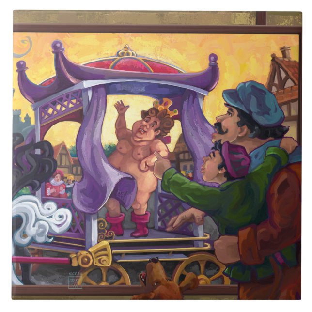 The Emperor’s New Clothes Art Tile (Front)
