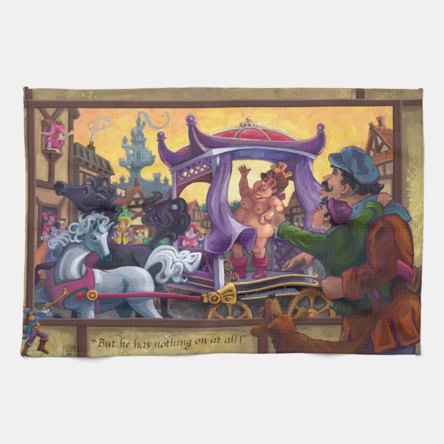 The Emperor’s New Clothes Tea Towel (Horizontal)