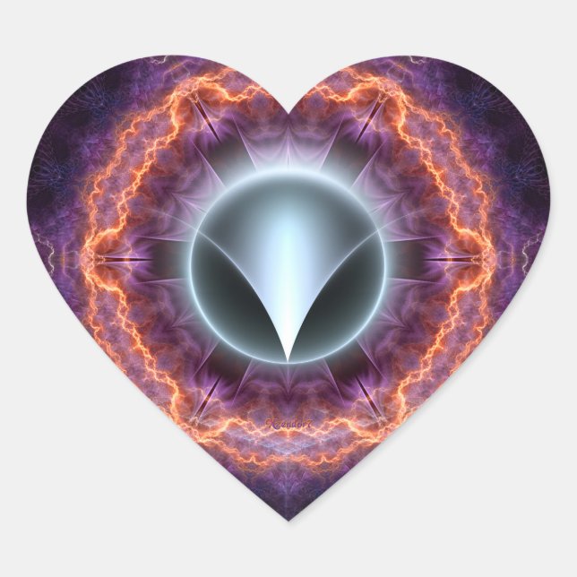 The Emperor Star Heart Sticker (Front)