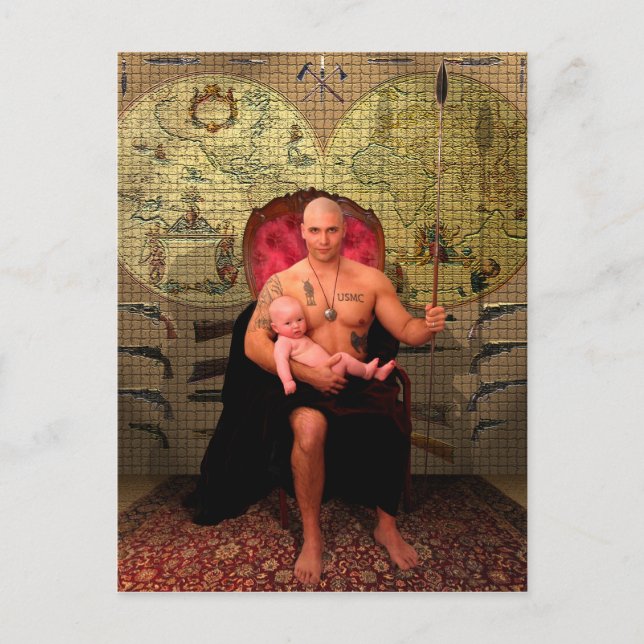 The Emperor Tarot Card Art (Front)