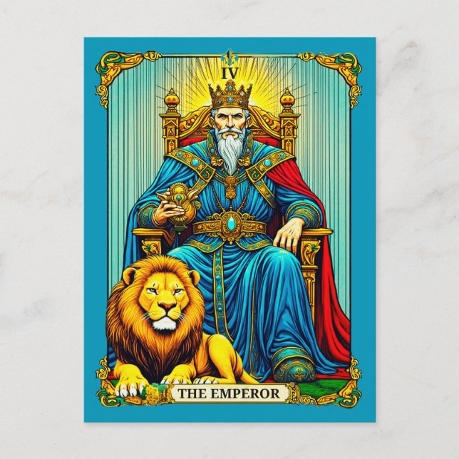 The Emperor Tarot Card Art (Front)