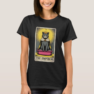 The Emperor Tarot Card Mystic Cat Litter Box Funny T-Shirt