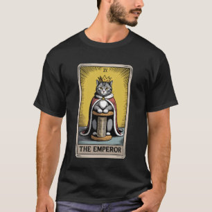 The Emperor Tarot Card Mystic Cat Scratching Post T-Shirt