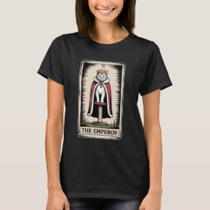 The Emperor Tarot Card Mystic Cat Scratching Post T-Shirt