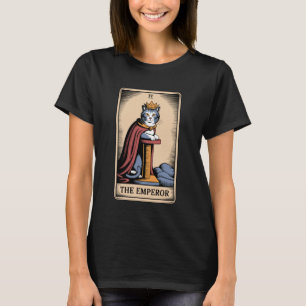 The Emperor Tarot Card Mystic Cat Scratching Post T-Shirt
