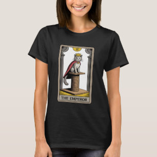 The Emperor Tarot Card Mystic Cat Scratching Post T-Shirt