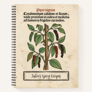 The Emperor's Bite: Mediaeval Black Pepper  Notebook