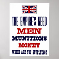 The Empire's Need ~ Men, Munitions and Money