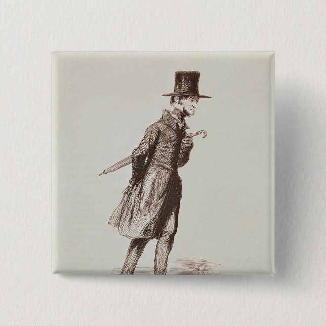 The Employee 15 Cm Square Badge (Front)