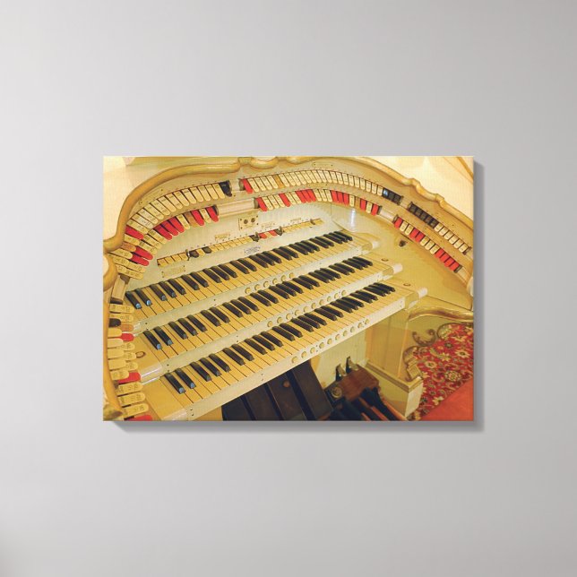 The Empress Ballroom Wurlitzer Console Canvas Print (Front)