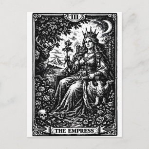 The Empress — BurnsInHell Tarot III Postcard