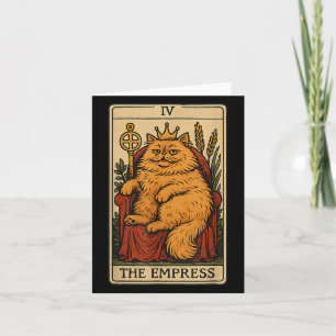 The Empress Cat Tarot Card Funny Witchy Mystical K