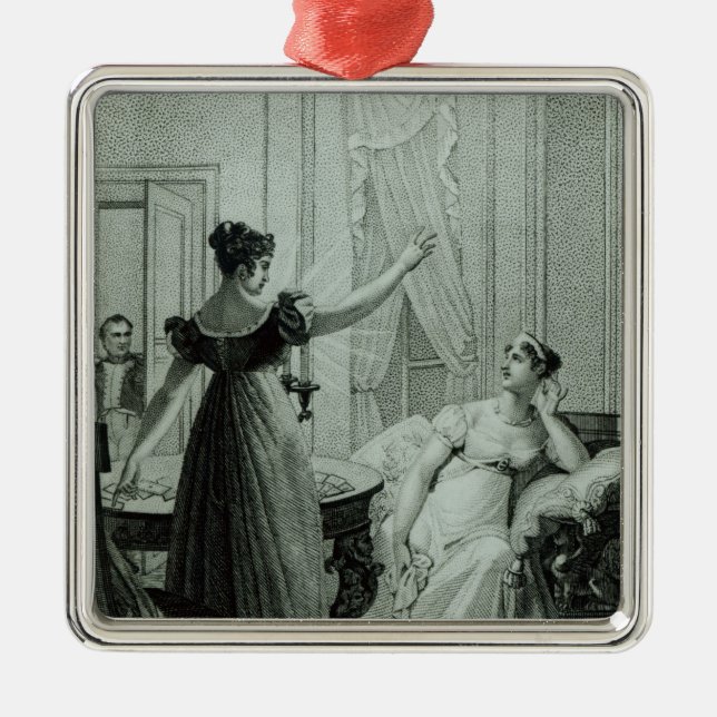 The Empress Josephine reveals the prophesy Metal Tree Decoration (Front)
