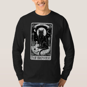 The Empress Tarot Card Black Cat Vintage Major Arc T-Shirt