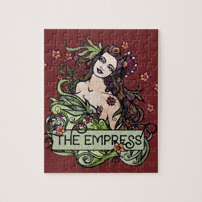 The Empress Tarot Card Jigsaw Puzzle (Vertical)