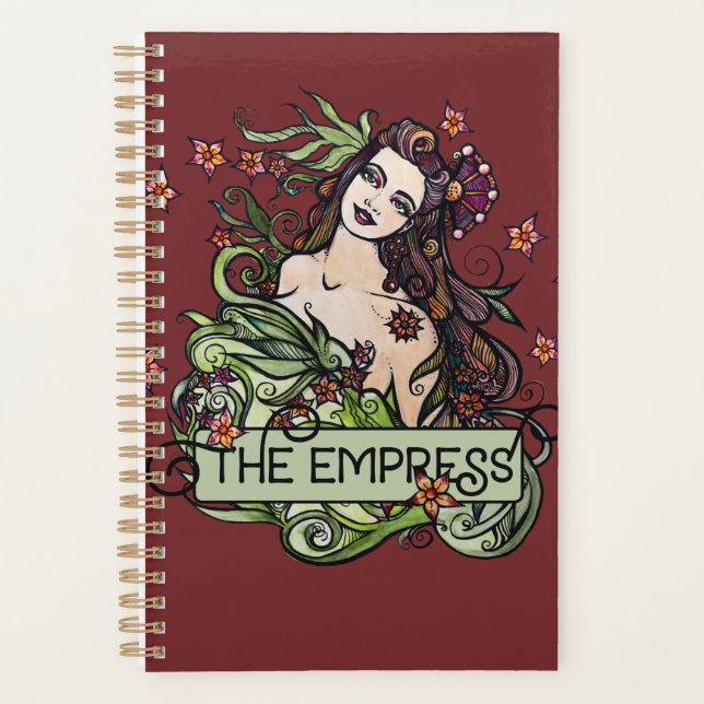 The Empress Tarot Card  Planner (Front)