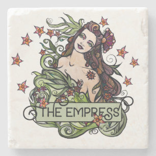 The Empress Tarot Card Stone Coaster