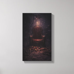 The Empty Throne of Fate Canvas Print