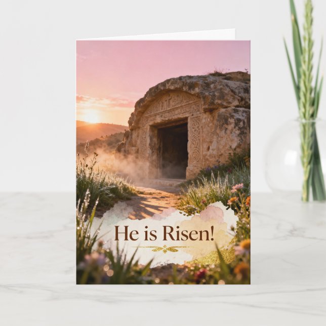 The Empty Tomb Easter Card (Front)
