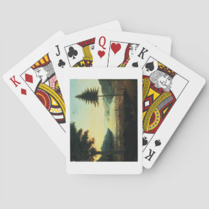 The Encampment at Lake George, New York, 1759 (oil Playing Cards