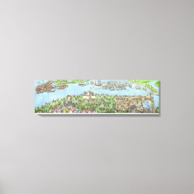 The Encampment of the English Forces Canvas Print (Front)