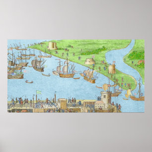 The Encampment of the English Forces Poster