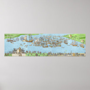 The Encampment of the English Forces Poster