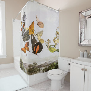 The Enchanted Carriage of the Fairy Queen (1870) Shower Curtain