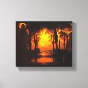 The Enchanted Castle by Francis Danby Canvas Print