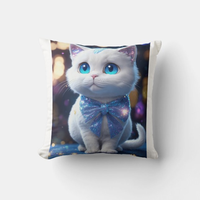 The Enchanted Cat Cushion (Front)